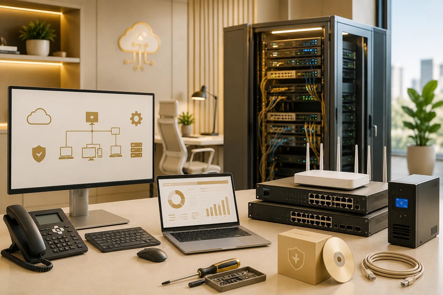 IT Infrastructure Setting Up (Hardware & Software)